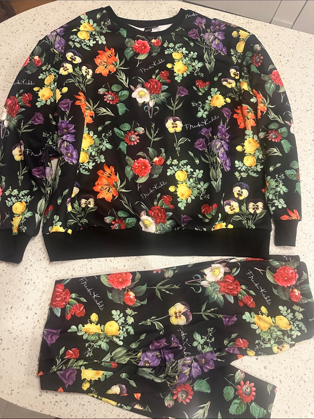 Frida Kahlo SER sweatshirt and leggings NWOT size XS